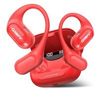QXUFV Auriculares Inalambricos Deportivos de Diseño Abierto, Graves Profundos, Llamada HD ENC, 50 Horas Auriculares Bluetooth 5.4 con Pantalla LED, IP7 Impermeable para Running Sport, Ajuste Cómodo