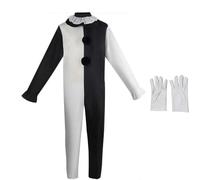 QXWD - Disfraz de cosplay para mujer o hombre, disfraz de payasos asesinos para Halloween