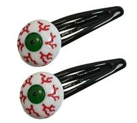 QXWD - Pasadores sangrientos con forma de globo ocular, tocado para fiestas de cumpleaños para Halloween