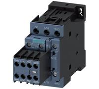 QXWPBIBAN Contactor de Potencia AC-3 17 A 7,5 kW / 400 V 3 NA + NC con 3RH2911-1x A22-0MA0 diodo enchufable Combinación 24 DC Polos Tamaño S0 Conexión Terminal Tornillo 3RT2025-1FB48-0ME2