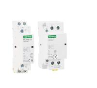QXWPBIBAN Contactor Modular de CA for Uso doméstico, HCH8-25A, 2P, 4P, 40A, 63A, 100A, 220V, con Interruptor Control Manual, for riel DIN, 2NO, 1NO, 1NC, 2NC, 4NO, y 4NC(4P,40A-4NO)