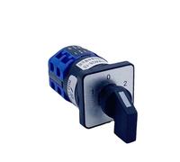 QXWPBIBAN Interruptor de Leva Giratorio LW26-10/2, 10 A, Transferencia Universal, múltiples Posiciones, Dos Niveles sección, selector Cambio LW28(01234)