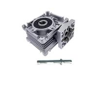 QXWPBIBAN Reductor de Velocidad NMRV030 Turbo-Worm con Salida 14 mm for Motor Paso a Nema 23 57 y CC(S Output s,15 to 1)
