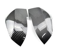 QXWRLD 2 Pcs Rearview Mirror Cover Cap, for BMW, Series 1 2 3 4 X M 220i 328i 420i F20 F21 F22 F23 F30 F32 F33 F36 X1 Carbon Black Funda Carcasa para Espejo retrovisor de Coche(Carbon Fiber Pattern)