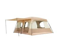 QXWYBYQGW Tienda de campaña Ultraligera for 4 Personas - Tienda Tipi de Doble Capa for Senderismo y Actividades al Aire Libre, Ideal for familias, turistas y mochileros.(10-12person)