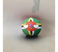 QXXKJDF Pelota Polaca De 9,9 X 19,9 Cm, Pelota De Campo, De Albania, Egipto, Andorra, UE, Juguete De Peluche, Pelotas De Campo(Dominicana,7.8in)