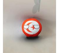QXXKJDF Peluche de Bola de Campo polaca de 7,9 Pulgadas, Canadá, OTAN, Regalos navideños(Tunisia,7.8in)