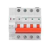 QXYOGO Disyuntores en Miniatura,Interruptor Diferencial 4P DIN Rail WiFi Smart Circuit Interruptor Interruptor automático Overload Protección de Cortocircuito for el hogar Inteligente(63A)