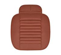QXYOGO Funda Asiento Coche Delantero Universales Cubierta del Asiento Coche PU Cuero Four Seasons Cars Asiento Cojín Automóviles Protector de Universal Coche Silla Pad Mat Auto Accesorios(Brown)