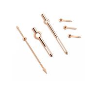 QXYSLHKC Manecillas de Reloj VK63, Oro Rosa, Plata, 6 manecillas aptas | For movimiento de cuarzo VK63 Piezas de relojes luminosos verdes, accesorios for puntero/aguja