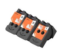 QY6-8002 QY6-8018 Cartucho De Tinta Compatible Con Canon Pixma Impresora Inkjet Con Chip Para Hogar Oficina G1400 G1410 G2400 G2410 G3400 G3410 G4400 G4410(2Black 1Color)