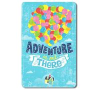 QYAYIK Letrero inspirador de granja - Adventure is Out There