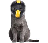 QYC Mascotas Casco,Casco de Perro,Gato Cascos Mascota,Puppy Cat Hat,Motocicletas Casco Mini para Mascotas,Pet Cool Moda Gorras para Motocicletas Accesorios para Fotos Proteger Accesorios para Mascotas
