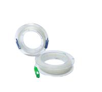 QYCWHXVDF 1 Uds Cable de fibra óptica transparente for interiores G657A2 SC UPC puente monomodo Invisible de un solo núcleo(50M UPC)