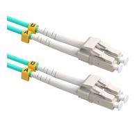 QYCWHXVDF Cable de fibra OM3 LC LC 100m Cable de conexión a Internet 30m 25m 75m chaqueta LSZH dúplex multimodo SFP 1 pieza(30m)