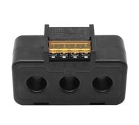 QYCWHXVDF Medidor eléctrico Tipo Carril DIN pequeño, trifásico, Resistente al Agua, 0,5, 30/50/75/100, 1 Uds.(100A 5A)