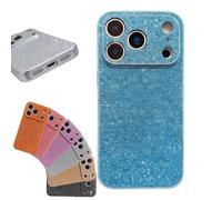 QYDZR Estuche galvanizado con Brillo de Alta Gama, Nuevo Marco de Silicona 2026, un artículo Moderno y de Moda, sensación cómoda for iPhone 17/16/15/14/13/12/11(Blue,FOR 13pro)