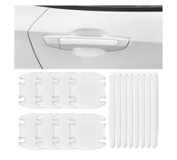 QYETRGF 16 Piezas Protector Manija Coche, para Hyundai Kona Hybrid/N Line/EV 2017-2022 2025 2026 Película para Manijas de Coche, Pegatinas contra Arañazos