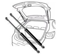 QYETRGF 2X Amortiguador Maletero para portón Trasero, para Audi A4 8K5 2015-2008#8K9 827 552 Resorte de Gas, Puntales de Gasolina