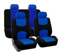 QYETRGF 5 Plazas Fundas de Asiento de Coche, para Citroen C4 Cactus C-Zero Berlingo Multispace Picasso Spacetourer Impermeables, Antideslizantes, Transpirables, Resistente a los Arañazos,A