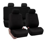 QYETRGF 5 Plazas Fundas de Asiento de Coche, para Cupra Leon 2020-2025 Impermeables, Antideslizantes, Transpirables, Resistente a los Arañazos,A