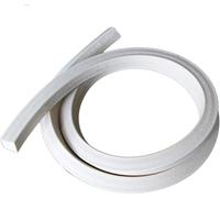 QYEURFOF Banda de Sellado de Espuma de Silicona, Cinta de Espuma Silicona, Esponja 1M Longitud, Barra pies, Tira Sellado Cuadrada for Ducha, Inodoro, Cocina, Pared, y decoración Moho(25 * 30Mm)