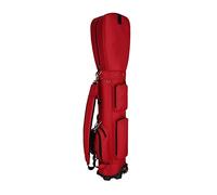 QYEURFOF Bolsas de golf, Bolsa for carrito de golf con ruedas viaje liviana Compatible aerolíneas for palos fácil transportar Compatible hombres y mujeres(Red)