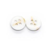 QYEURFOF Botones, 30 Uds. Botones de Camisa pequeños Resina con Cuerno imitación 9/10/11mm for Ropa, cárdigan Decorativo, Accesorios DIY Hechos a Mano(Wit,10mm)