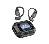 QYGCKJ XP6 - Audífonos de traducción de idiomas AI en tiempo real, 4 en 1, traductor abierto, con 5 modos de traducción, 135 idiomas, 40H, Bluetooth 5.4, dispositivo de traducción para viajes