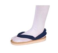 QYIFIRST Kimetsu no Yaiba Muichiro Tokito Cosplay Zuecos de madera para disfraz azul marino, unisex, talla 45 (longitud interior 27 cm)