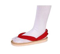 QYIFIRST Kimetsu no Yaiba Tanjiro Kamado - Zuecos para disfraz de vino tinto, rojo, 41 EU