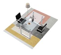 QYJBOUU Alfombrilla de protección para el Suelo, Alfombrillas para sillas de Oficina,Alfombra Silla Gaming, Protector de Suelo para Silla con Ruedas, Alfombra para Silla de Escritorio 90 x 120 cm
