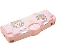 QYJLOFMVE Lindos Estuches para niñas, Lindos Estuches para niños, Estuches con Gomas de borrar, sacapuntas, Cinta Adhesiva, Reglas, etc., Estuches magnéticos, Lindos y Elegantes.