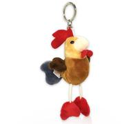 QYJMLH Llavero Peluche de Pollo, Gallina Pollo Llavero Animales de Granja Pollo Charms Cartera Coche Llavero Pollos de Granja Gallo- para Hombres, Mujeres y niños