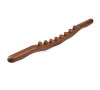 QYLHH Rodillo de masaje de 8 cuentas de madera, herramienta Gua Sha para todo tu cuerpo, masajeador de spa, 52 cm