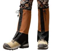 Qyljeiwred Polainas de senderismo, cubierta ajustable impermeable, polainas de sendero, para hombres y mujeres, botas de senderismo, nieve, invierno, senderismo, lluvia, correr, escalada