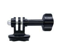 QYMDRION Soporte de montaje para cámara, clip de montaje en manillar para bicicleta, motocicleta, motor, bicicleta, compatible con adaptador de soporte macho para computadora Gopro para Garmin