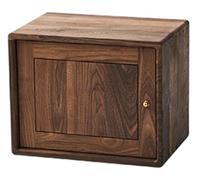 QYMLSH Expositor De Madera Maciza - Estante Multifuncional, 20 Mm De Grosor, Sin Montaje | Ideal para Oficinas, Salones De Té, Salas De Estar Y Dormitorios (Color Nogal)(E)