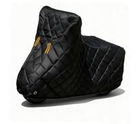 QYMLSH Funda de Moto para Piaggio Beverly 400 2008-2023 | Funda Protectora para Motocicleta contra el Granizo Cubre Moto Cubierta A Prueba de Viento Antipolvo Lluvia UV Protege tu Motocicleta(Black)