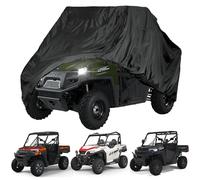 QYMOTO Funda para UTV de 2 plazas, Compatible con Polaris Ranger 570, Fundas RZR 900/1000, Honda Pioneer 500/700, Can Am X3, Arctic Cat Side by Side All Weather Protection Wind Waterproof