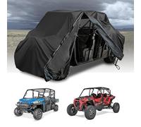 QYMOTO Funda UTV de 4 a 6 plazas, Impermeable, 420D, Resistente, Accesorios para Polaris RZR General Can-Am Yamaha Kawasaki Honda Mahindra