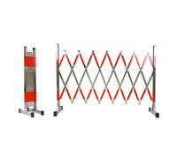 QYMYOZ Barrera retráctil de Acero Inoxidable para Control de multitudes - Barricada móvil Plegable y portátil expandible para la gestión del tráfico y la Seguridad en Eventos.