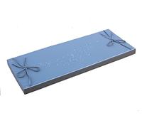 QYMYOZ Cojín para Banco de Patio al Aire Libre con cojín de Columpio Personalizable en Gris Claro. Acepta Varias especificaciones.