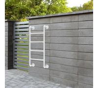 QYMYOZ Escalera de Tijera para Interiores y Exteriores, Escalera de Salida para Entrada, Escalera de Salida para Hueco de Ventana de 1 a 3 m, Escalera de Escape de Incendios, es