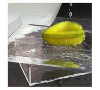 QYMYOZ Tanque de Agua de acrílico para fotografía, Caja de exhibición de Accesorios, Caja de Almacenamiento Decorativa, Bandeja para fotografía en Aguas Poco Profundas (15 x 10
