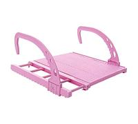 QYMYOZ Tendedero de Ropa Tendedero Radiador Tendedero Tendedero Balcón Zapatero Brazos Ajustables Telescópico Compacto Plegable Lavadora Secadora Estante de bañera de baño Ahor