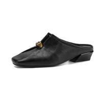 Qynthra Mules Casual Mujer Punta Cerrada Zapatos Planos