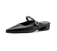 Qynthra Mules Mujer Punta Cerrada Talón Abierto Tacón 3cm