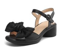 Qynthra Sandalias De Plataforma para Mujer Tacón De Bloque Grueso Punta Abierta Slingback Zapatos De Caminar Casuales para Viajes Y Uso Diario Diseño Ligero Y Cómodo,Negro,40 EU