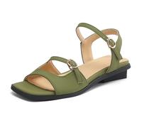 Qynthra Sandalias de Vestir Mujer Planas Cómodas Calzado de Playa | Estilo clásico de tira única, suela flexible, talón sujeto, muy combinables vestido/casual, ligeras para caminar